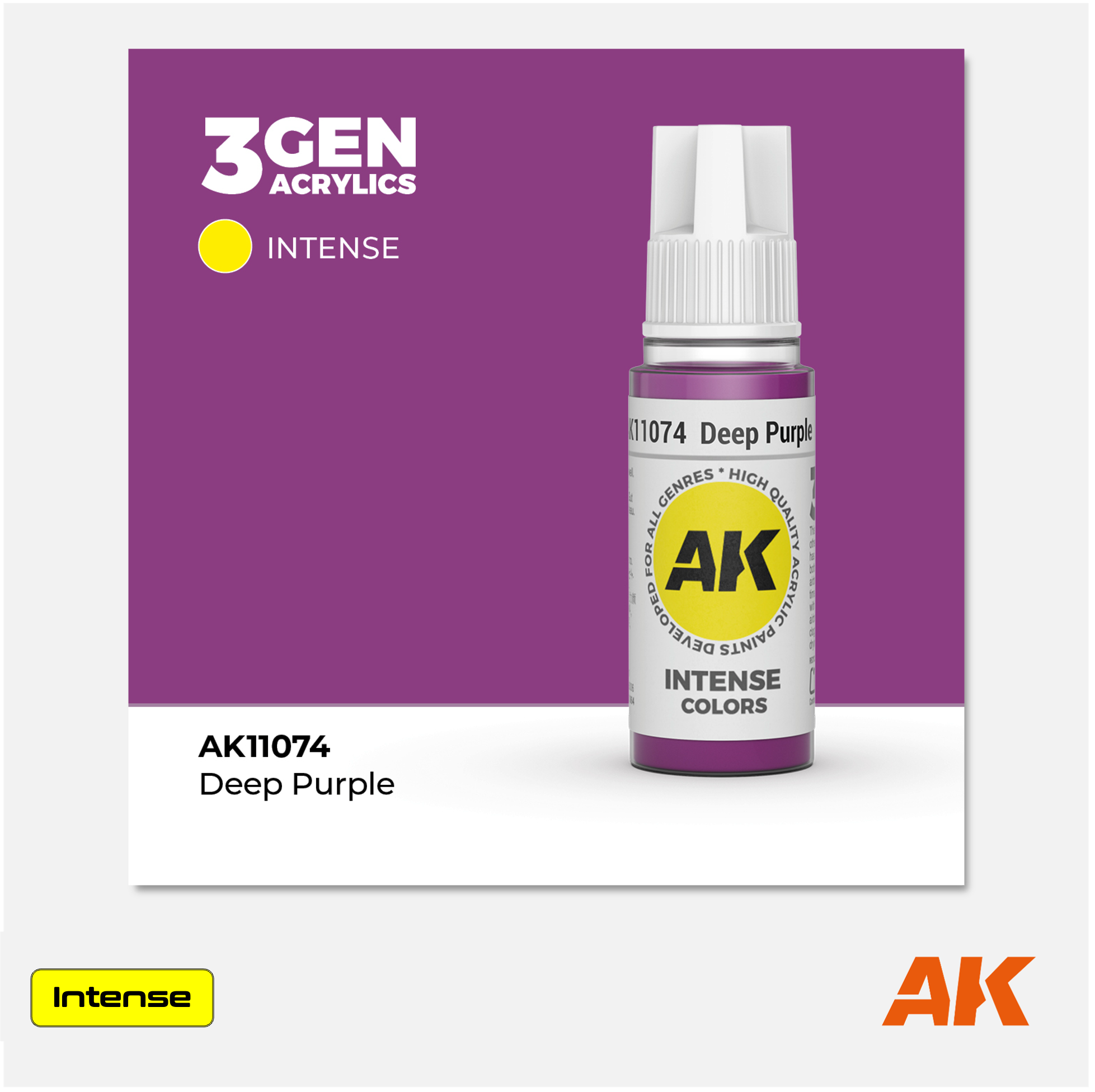 AK Interactive - 3Gen Acrylics Paint - Deep Purple - AK11074 - Gothaforce