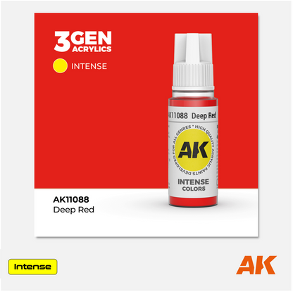 AK Interactive - 3Gen Acrylics Paint - Deep Red - AK11088 - Gothaforce
