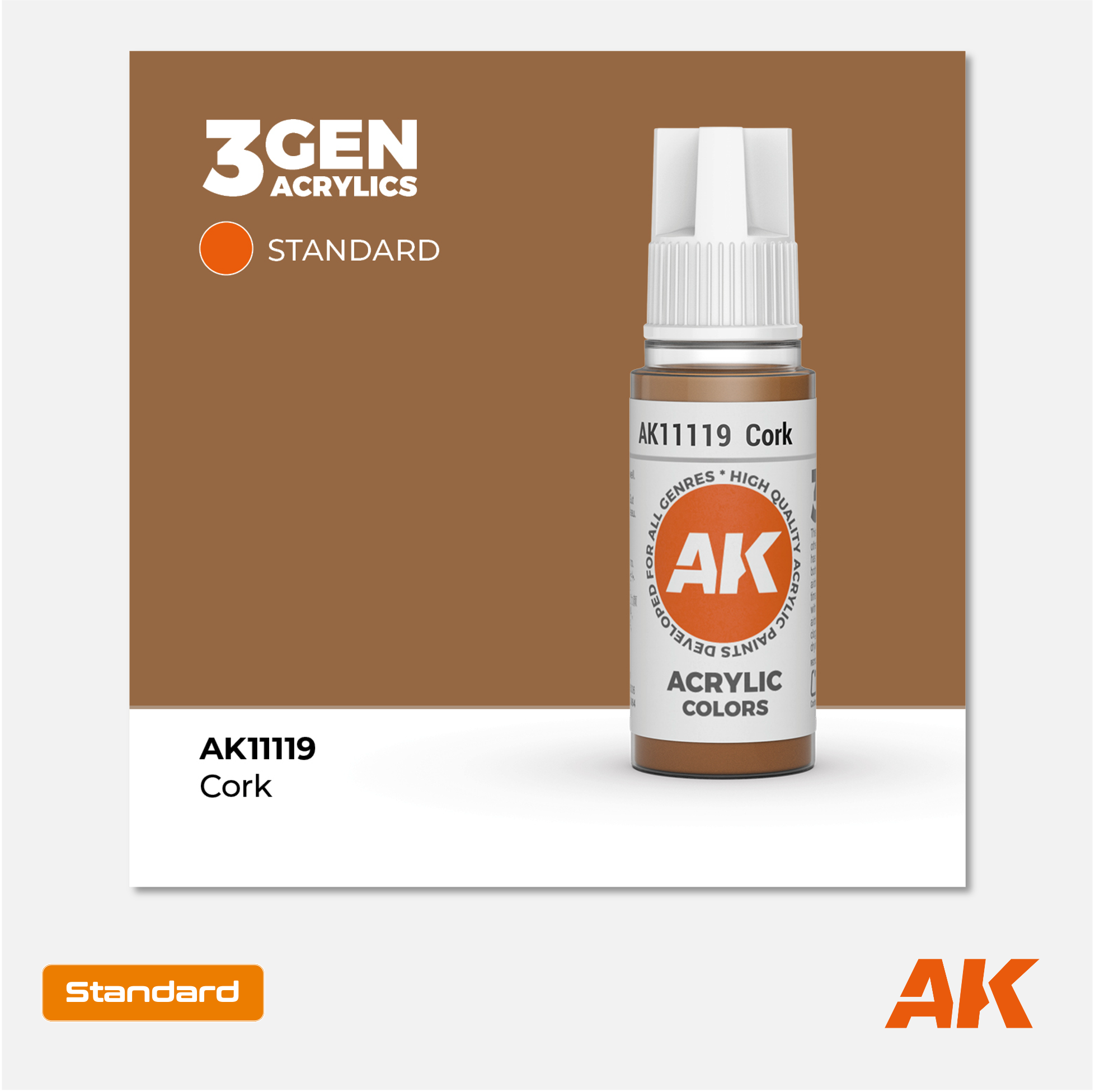 AK Interactive - 3Gen Acrylics Paint - Cork - AK11119 - Gothaforce