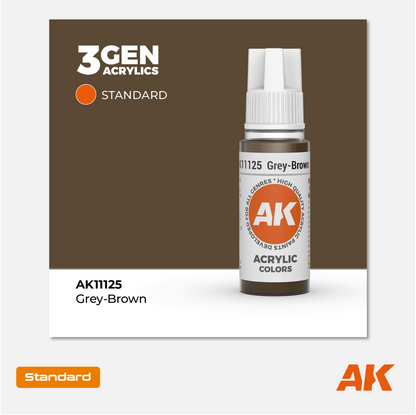AK Interactive - 3Gen Acrylics Paint - Grey-Brown - AK11125 - Gothaforce