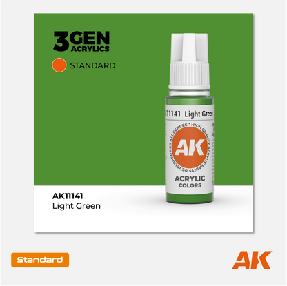 AK Interactive - 3Gen Acrylics Paint - Light Green - AK11141 - Gothaforce