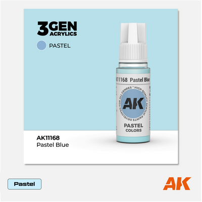 AK Interactive - 3Gen Acrylics Paint - Pastel Blue - AK11168 - Gothaforce