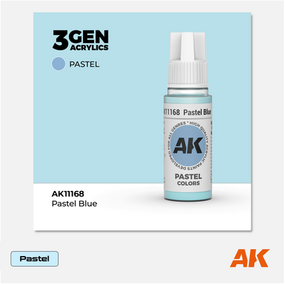 AK Interactive - 3Gen Acrylics Paint - Pastel Blue - AK11168 - Gothaforce