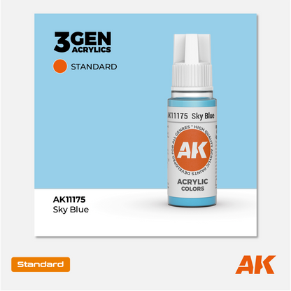 AK Interactive - 3Gen Acrylics Paint - Sky Blue - AK11175 - Gothaforce