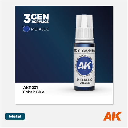 AK Interactive - 3Gen Acrylics Paint - Cobalt Blue - AK11201 - Gothaforce