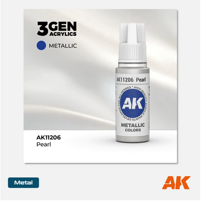 AK Interactive - 3Gen Acrylics Paint - Pearl - AK11206 - Gothaforce