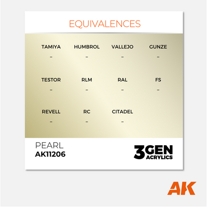 AK Interactive - 3Gen Acrylics Paint - Pearl - AK11206 - Gothaforce