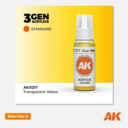 AK Interactive - 3Gen Acrylics Paint - Clear Yellow - AK11217 - Gothaforce