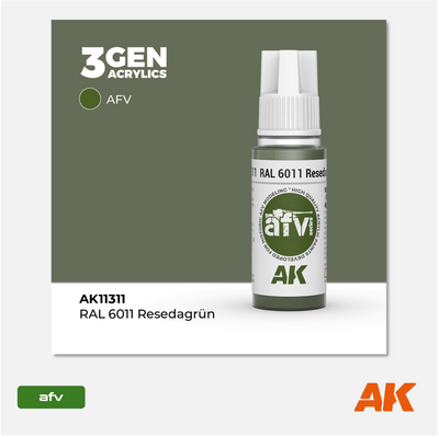 AK 3Gen Acrylics - Reseda Grün RAL 6011