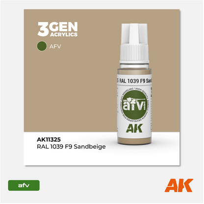 AK 3Gen Acrylics - F9 Sandbeige RAL 1039