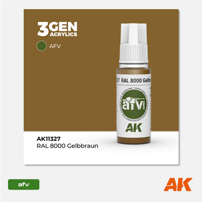 AK 3Gen Acrylics - Gelbbraun RAL 8000