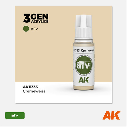 AK 3Gen Acrylics - Cremeweiss