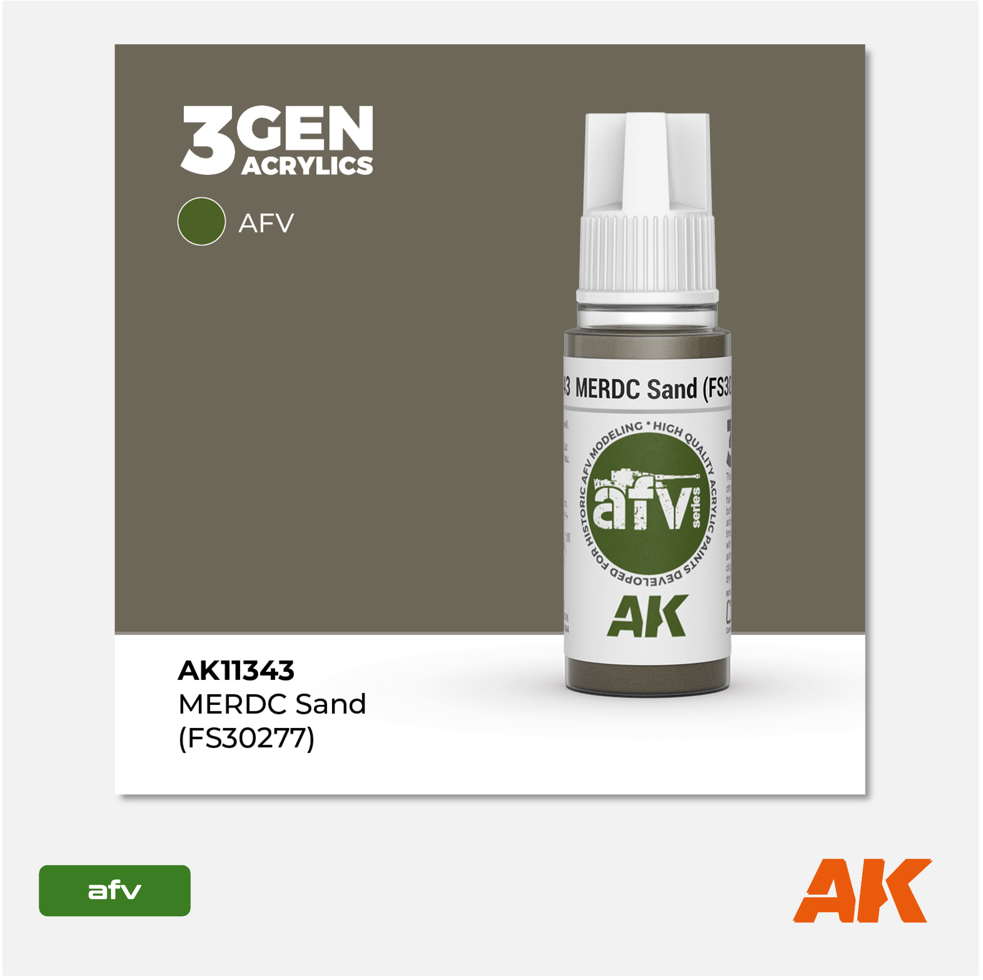 AK 3Gen Acrylics - MERDC Sand - FS 30277