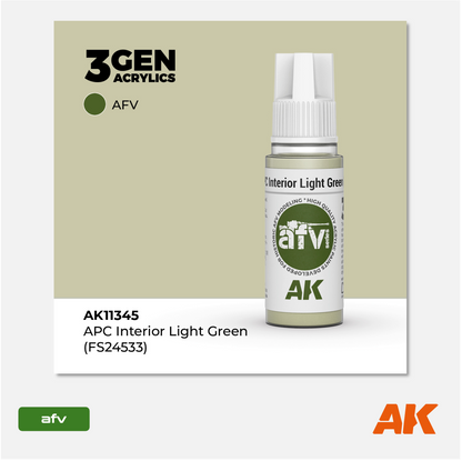 AK 3Gen Acrylics - APC Interior Light Green - FS24533