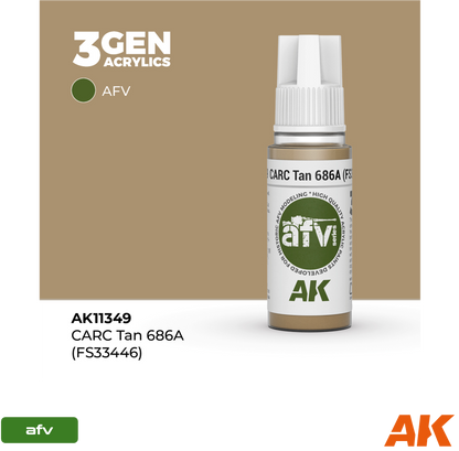 AK 3Gen Acrylics - CARC Tan - FS 33446