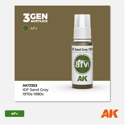 AK 3Gen Acrylics - IDF Sand Grey 1970s - 1980s