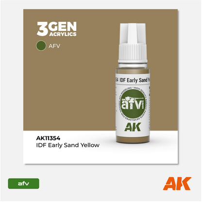AK 3Gen Acrylics - IDF Early Sand Yellow