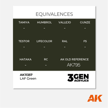 AK 3Gen Acrylics - LAF Green