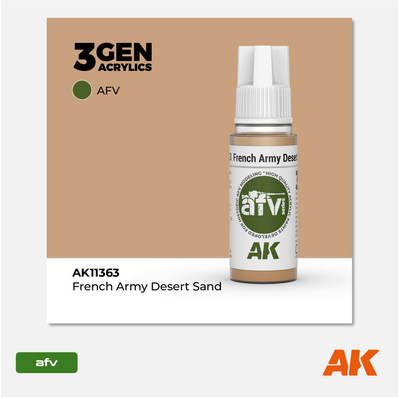 AK 3Gen Acrylics - French Army Desert Sand