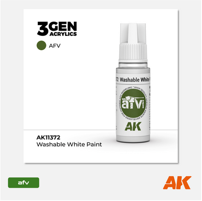 AK 3Gen Acrylics - Washable White Paint