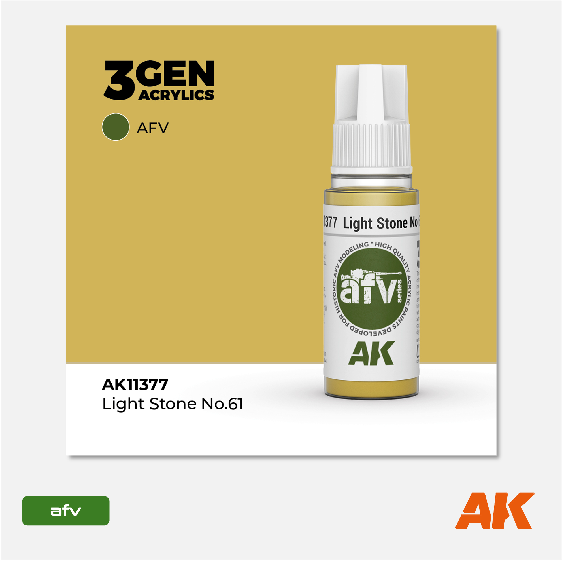AK 3Gen Acrylics - Light Stone N°61