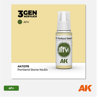 AK 3Gen Acrylics - Portland Stone N°64