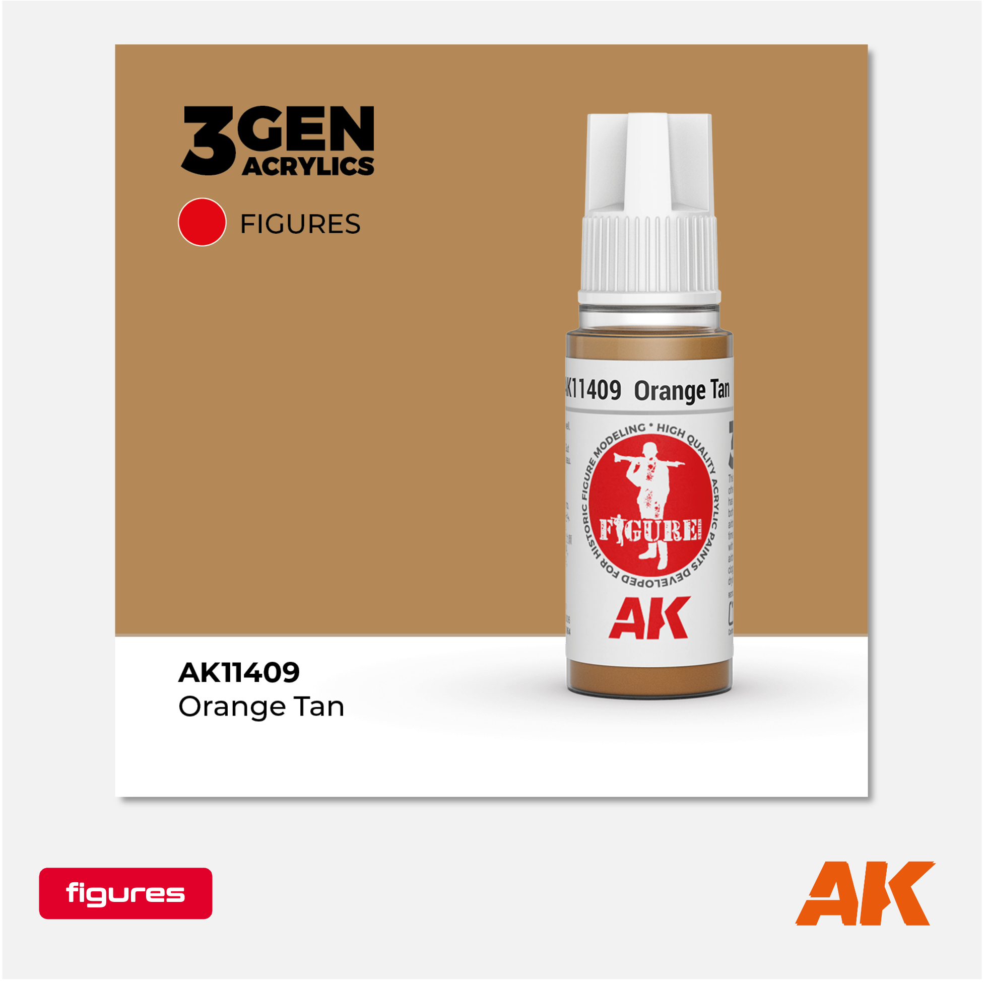 AK 3Gen Acrylics - Orange Tan