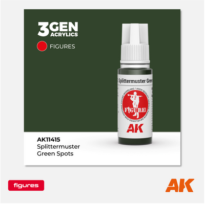 AK 3Gen Acrylics - Splittermuster Green Spots