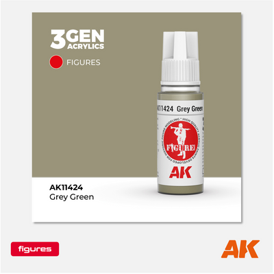 AK 3Gen Acrylics - Grey Green