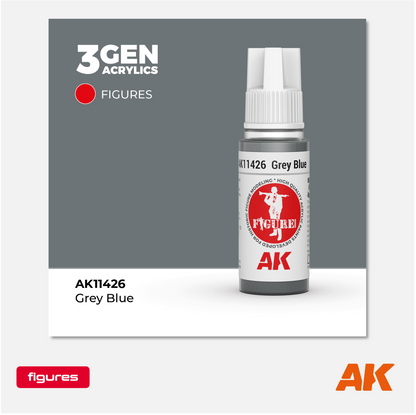 AK 3Gen Acrylics - Grey Blue