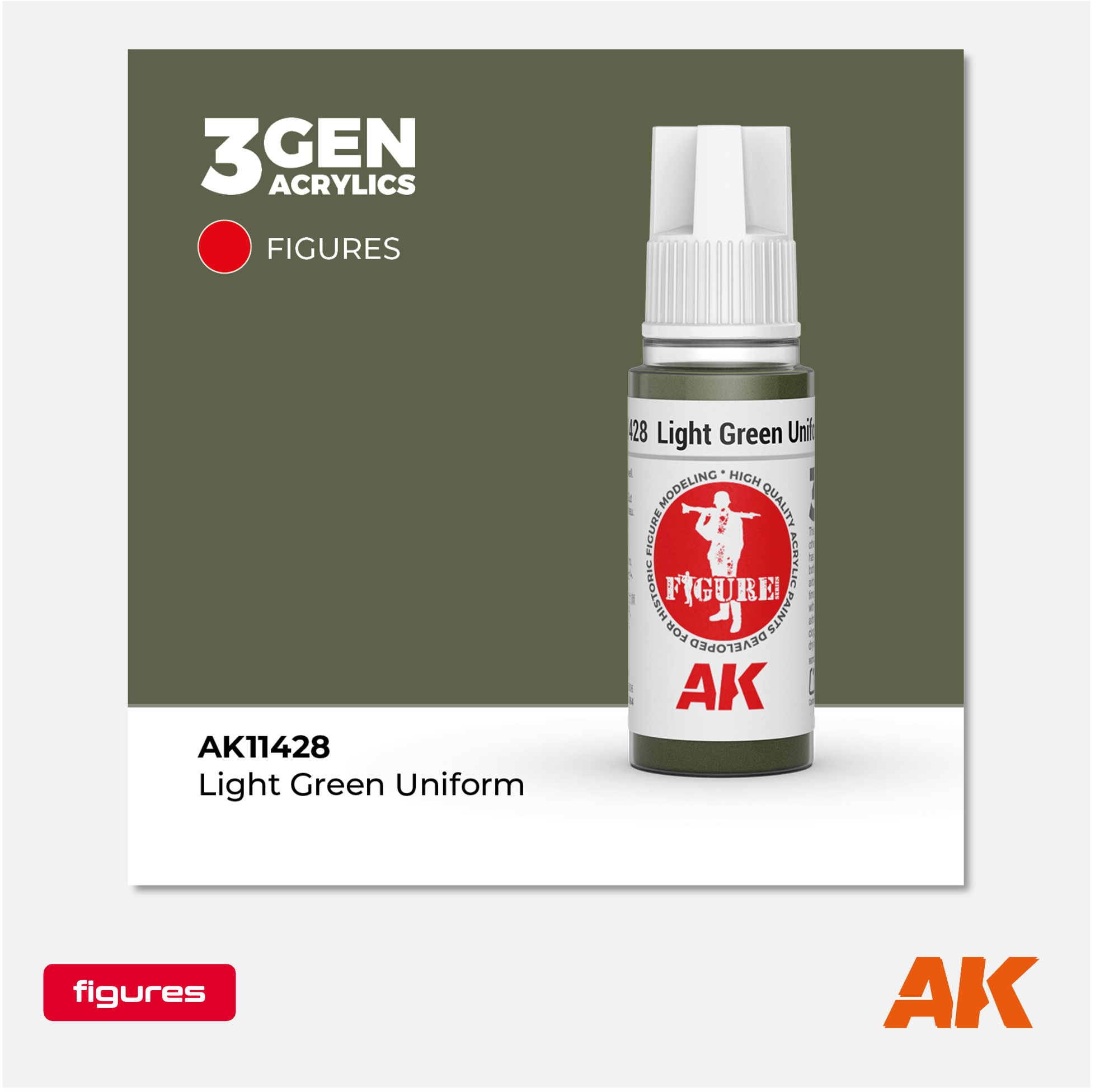 AK 3Gen Acrylics - Light Green Uniform