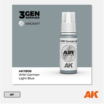 AK 3Gen Acrylics - WWI German Light Blue