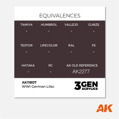 AK 3Gen Acrylics - WWI German Lilac