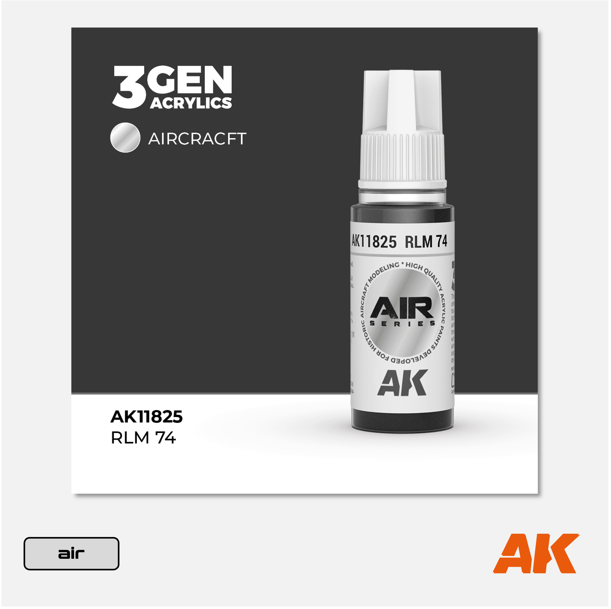 AK 3Gen Acrylics - RLM 74