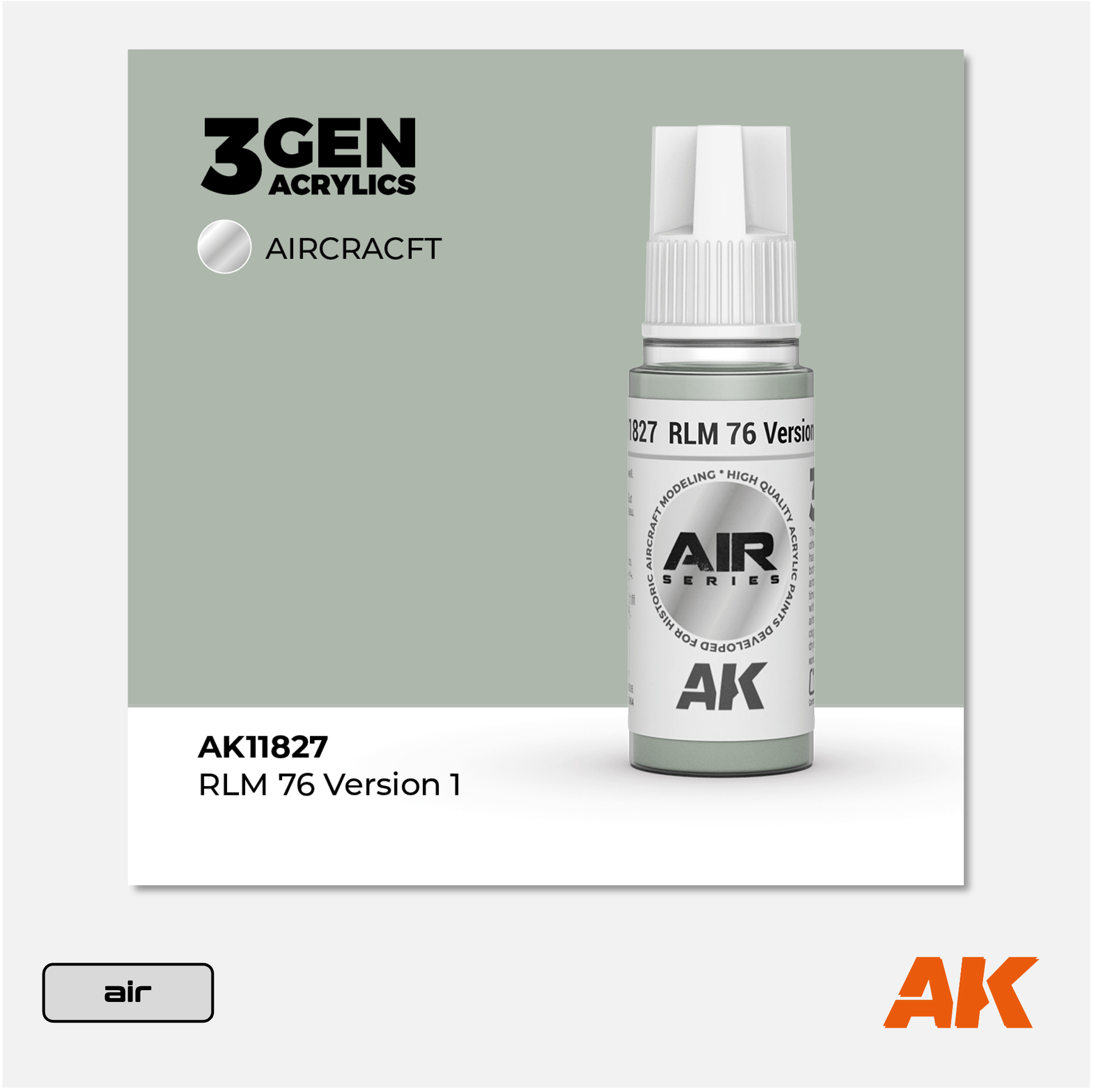 AK 3Gen Acrylics - RLM 76 Version 1