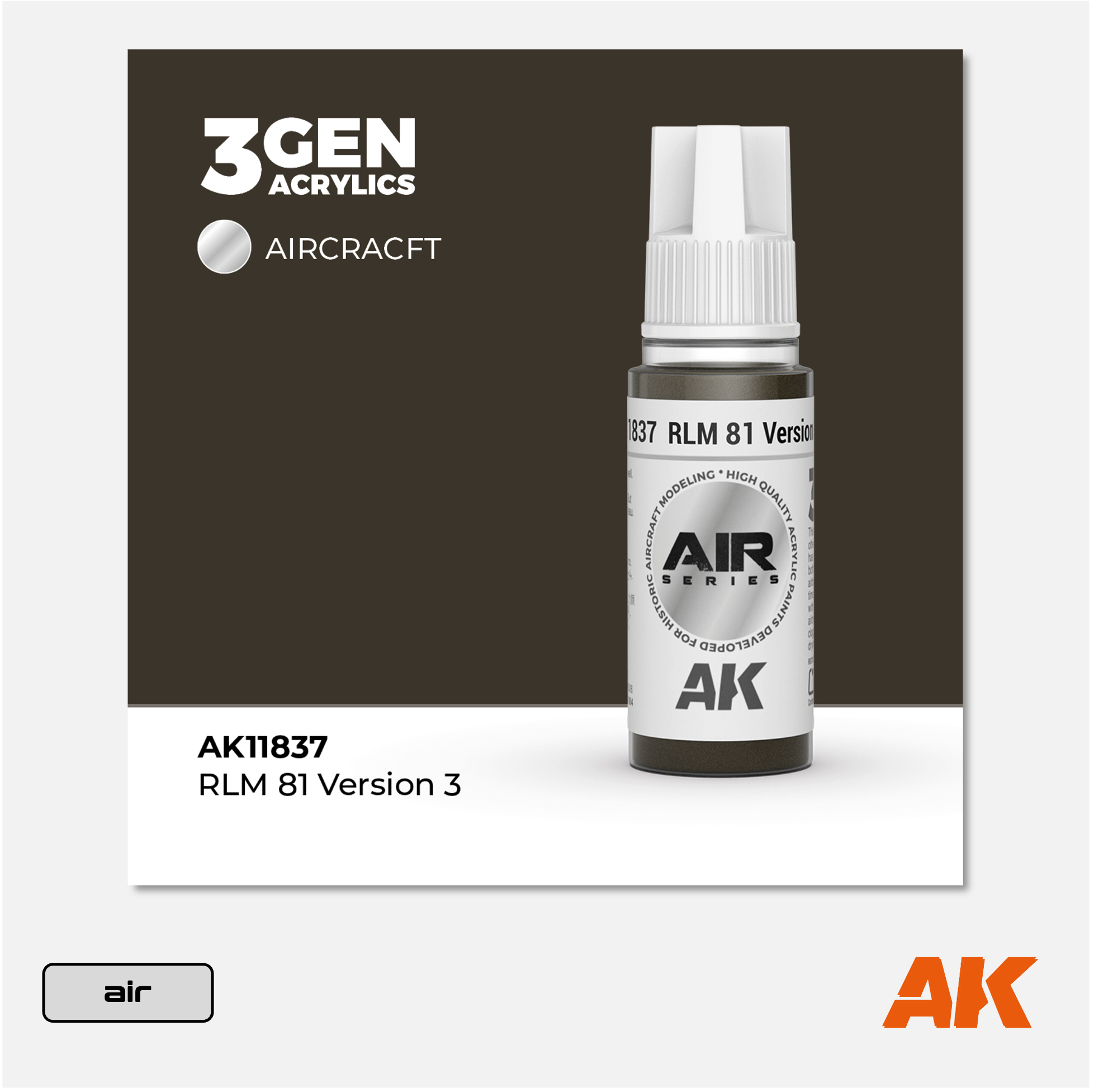 AK 3Gen Acrylics - RLM 81 Version 3