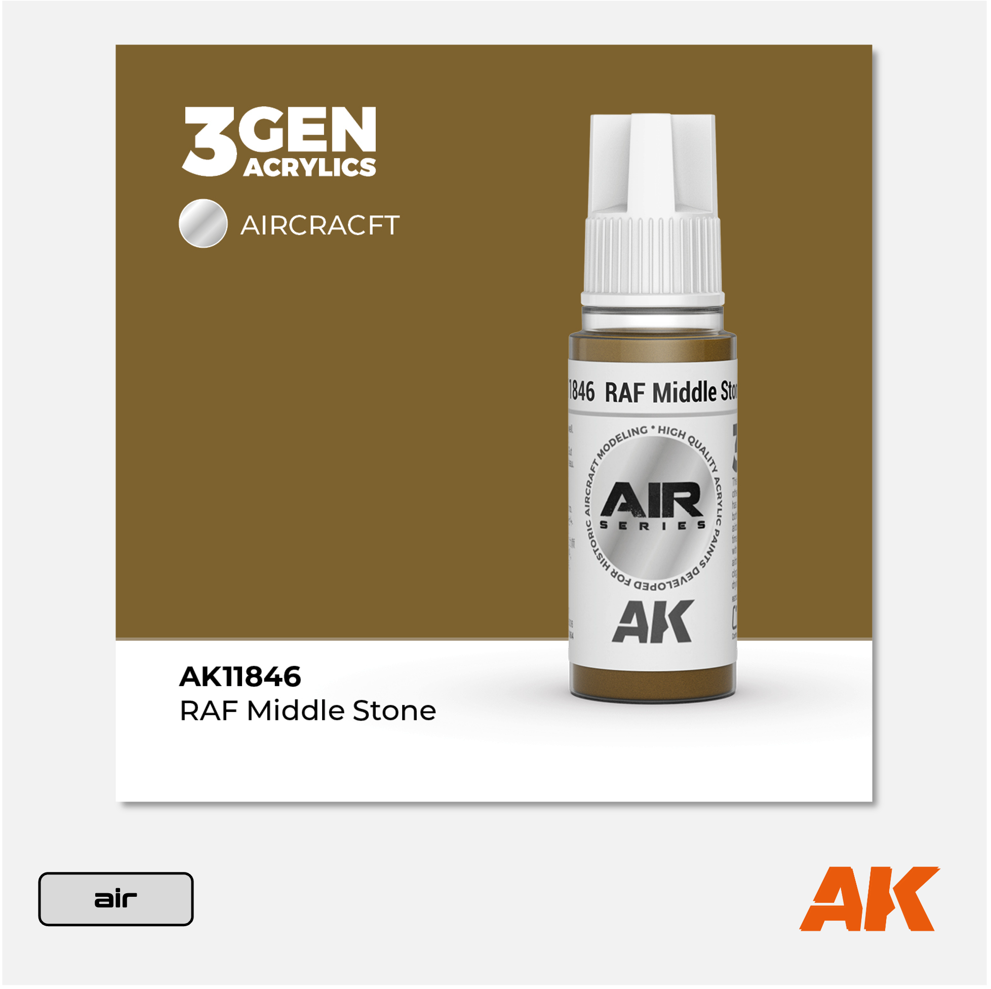 AK 3Gen Acrylics - RAF Middle Stone