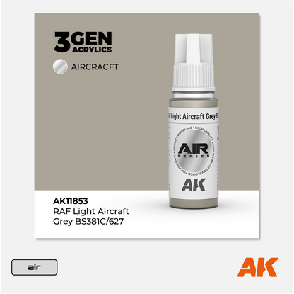 AK 3Gen Acrylics - RAF Light Aircraft Grey BS381C/627