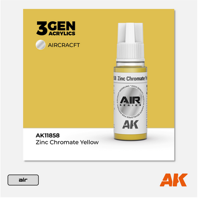 AK 3Gen Acrylics - Zinc Chromate Yellow