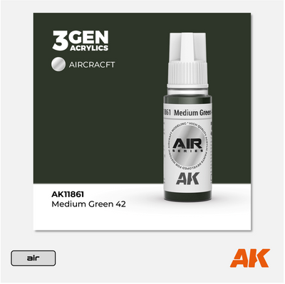 AK 3Gen Acrylics - Medium Green 42