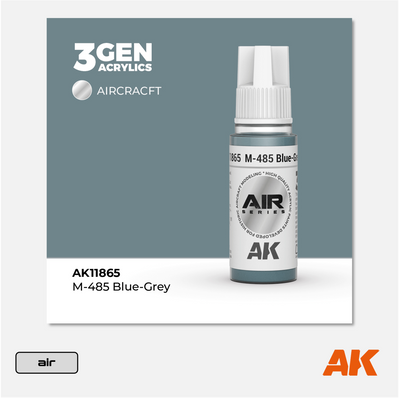 AK 3Gen Acrylics - M-485 Blue-Grey