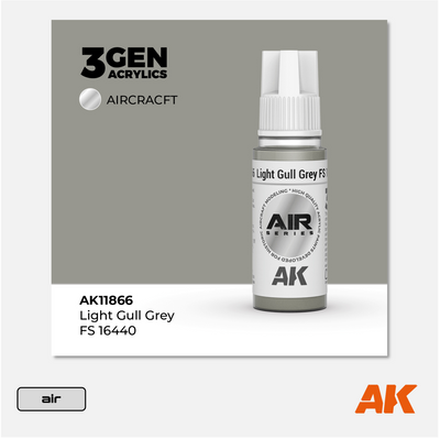 AK 3Gen Acrylics - Light Gull Grey FS 16440