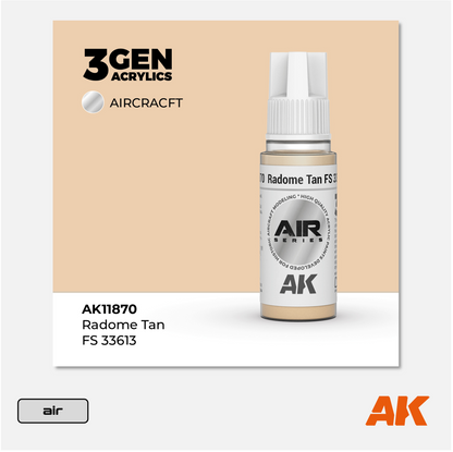 AK 3Gen Acrylics - Radome Tan FS 33613