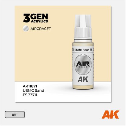 AK 3Gen Acrylics - USMC Sand FS 33711