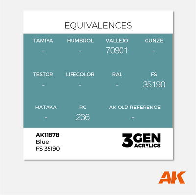 AK 3Gen Acrylics - Blue FS 35190