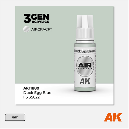 AK 3Gen Acrylics - Duck Egg Blue FS 35622