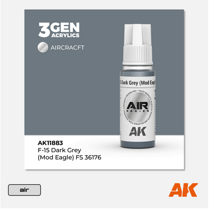 AK 3Gen Acrylics - F-15 Dark Grey (Mod Eagle) FS 36176