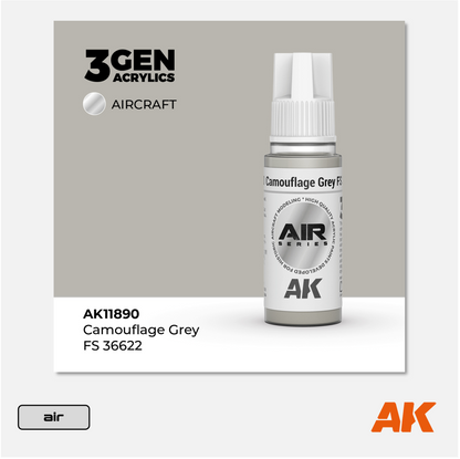 AK 3Gen Acrylics - Camouflage Grey FS 36622
