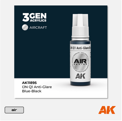 AK 3Gen Acrylics - IJN Q1 Anti-Glare Blue-Black