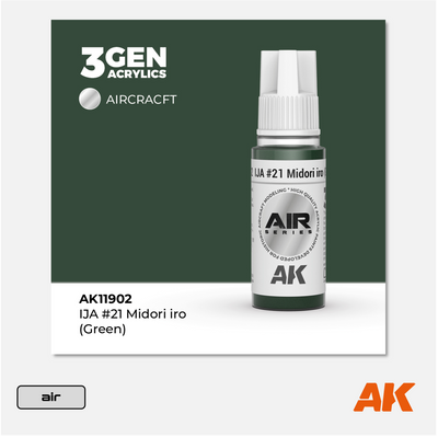 AK 3Gen Acrylics - IJA 21 Midori iro (Green)